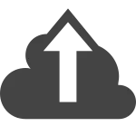 Cloud Upload SVG Icon